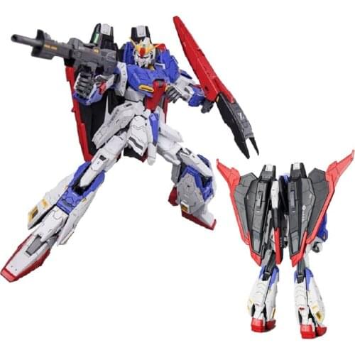 Gundam Anime Figure 8801 MG 1/100 MSZ-006 Zeta Gundam ZETA 2.0 Assembly Model Anime Action Figures Toys for Children PVC 18cm