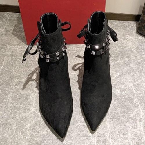 Замшевые туфли-лодочки DOYUTIG China At AliExpress