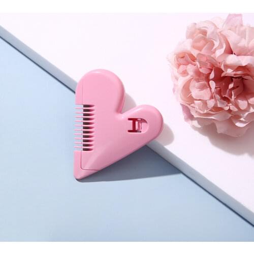 Peach Heart Double Sided Hair Razor Comb Cutter Cutting Thinning Knife Haircut Grooming Men Women Hair Cutter