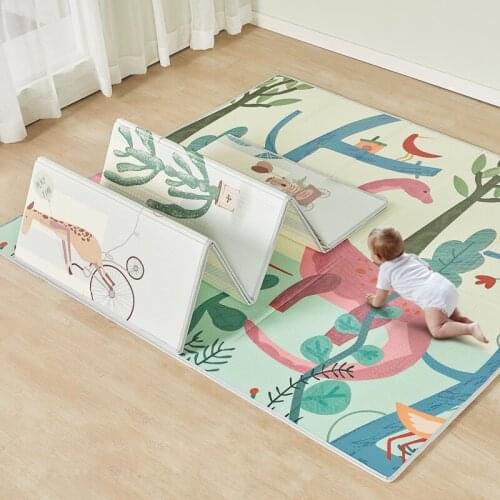 Toys For Children Foldable Baby Play Mat 200X180X1cm Toddler Thick Crawling Pad Waterproof Kids Rug ABC Puzzle Carpet