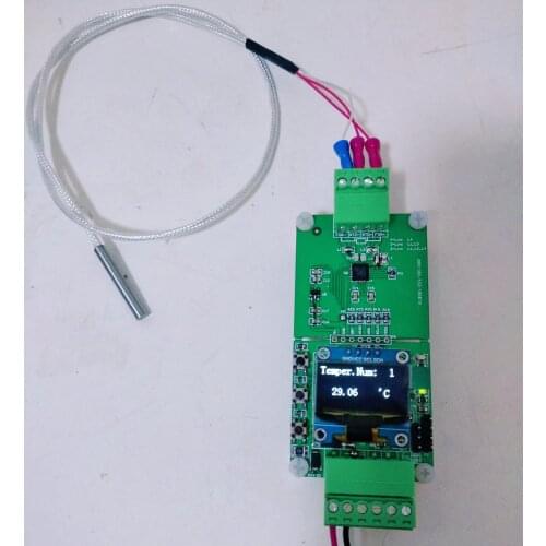 MAX31865 platinum resistance PT100PT1000 temperature acquisition module RS485