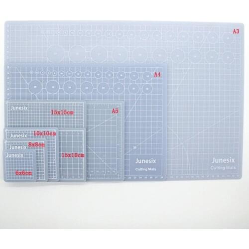 Multi-Size Translucent PVC Cutting Mat Patchwork Cut Pad Rubber Carving Art Manual Tool Double-sided Self-healing Cutter Board