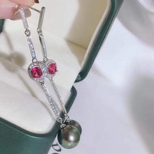 Fashion 925 Sterling Silver Earrings Findings Settings Base Mountings Parts Mounts for Coral Pearls Agate Crystal Stones Beads