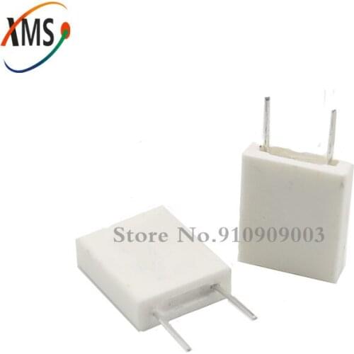 10pcs BPR56 5W 0.001 0.1 0.15 0.22 0.25 0.33 0.5 ohm Non-inductive Ceramic Cement Resistor 0.1R 0.15R 0.22R 0.25R 0.33R 0.5R