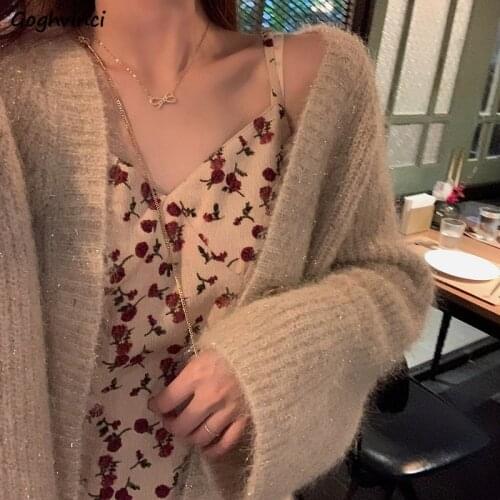 Sleeveless Dresses Women Sexy Ladies Clothes Print Mid-Calf V-Neck All-match Casual High Waist Ins Harajuku Elegant College New