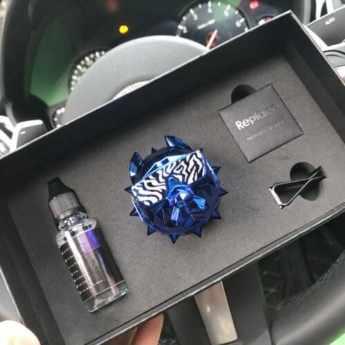 Gift Box Liquid Perfume Creative Bulldog Car Air Freshener Cool Fashion Car Perfume Car Decoration Clip Bulldog Fragrance Scent