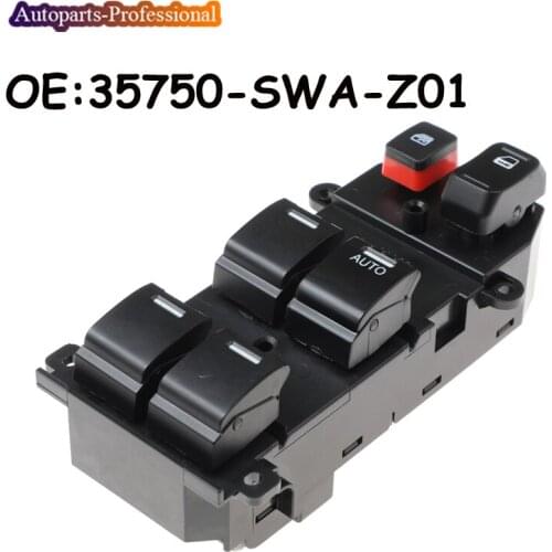 RHD Right Hand 35750-SWA-Z01 35750SWAZ01 Master Power Window Switch Regulator For 2007-2010 H onda CR -V Car accessories