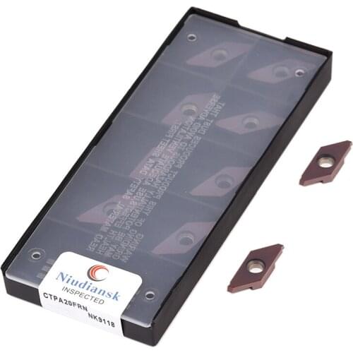 CTPA07FRN CTPA10FRN NK9118 Carbide Insert CTPA15FR CTPA20FR Grooving Turning Tool CTPA20FRN NK9118 CNC Lathe Tool Slotting Blade