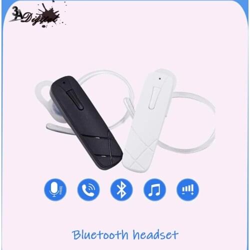 Universal Bluetooth Stereo Earphone Bluetooth Headphone With Mic Handfree Earhook Headset For IOS Android Mini Size Light Weight