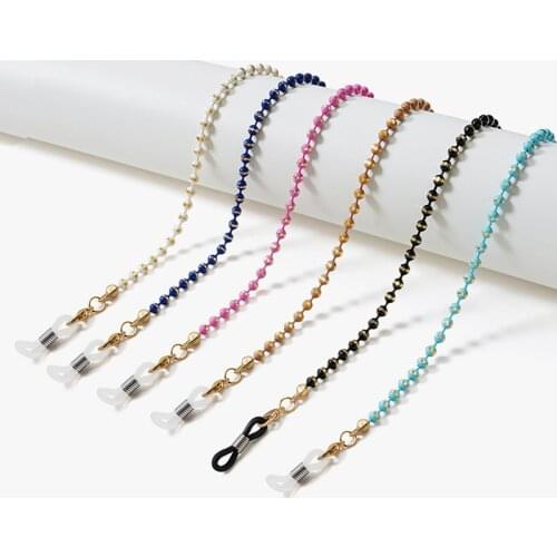 Vintage Glasses Chain Holder Women Men Fashion Black Sunglasses Eyeglass Neck Cord Retainer Strap Eyewear Spectacles Holder