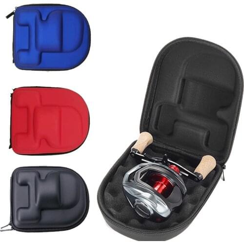 Waterproof EVA Fishing Reel Cover Bag Anti-pressure Baitcasting Reel Protective Case Pouch Bag Fishing Accessories Storage Box