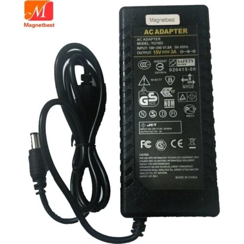 15V3A AC DC Adapter Charger For Rod Audio Switch Power Supply Charger CCTV Monitor Dance Mobile Speakers 15V 3A 45W
