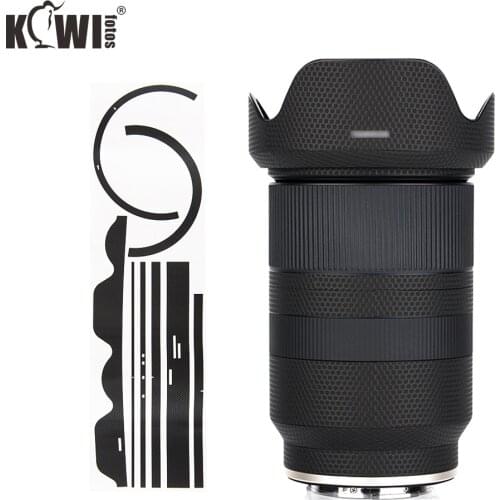Lens and Lens Hood Cover Sticker Protector Skin Film For Tamron 28-75mm f/2.8 Di III RXD Lens (A036) Anti-Scratch Matrix Black