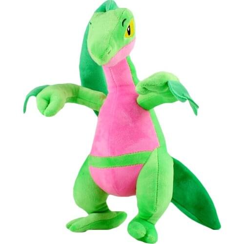 34cm Anime Pokemon Grovyle Plush Toys Soft Stuffed Animals Cartoon Doll Birthday Gifts For Children