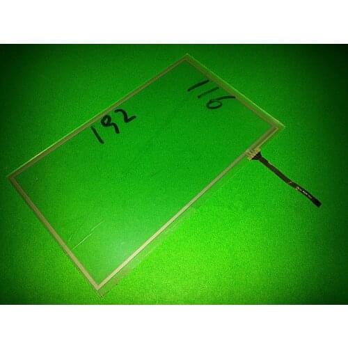 8 inch 4 wire resistive touch screen digitizer 192mm*116mm 192mmx116mm for CAR GPS Industrial control free shipping