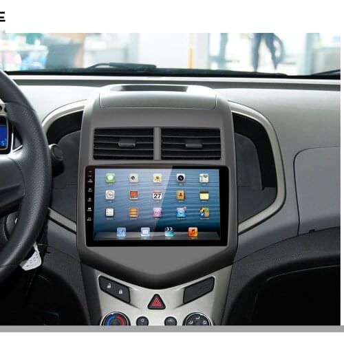 9 Inch Car Fascia For Chevrolet AVEO 2011 Fascias Audio Fitting Adaptor Panel Frame Kits Car DVD Frame Dashboard