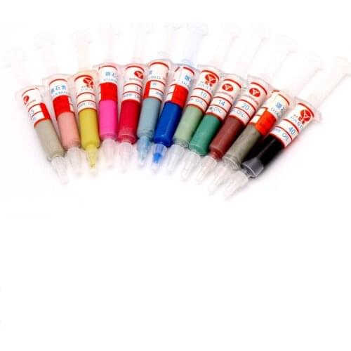 12pcs W0.5 ~40 Diamond Grinding Polishing Paste Lapping Compound Metal Glass Jade Amber Buffing Abrasive Tools