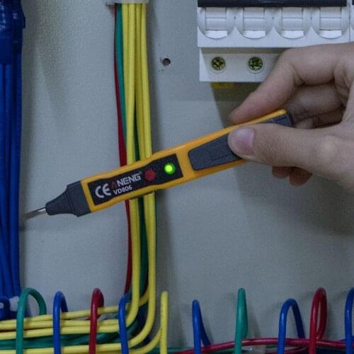 Non-contact Electric Voltage Tester Tester Pen AC/DC Voltage Detector Electric Continuity Battery Test Pencil Sound Light Alarm