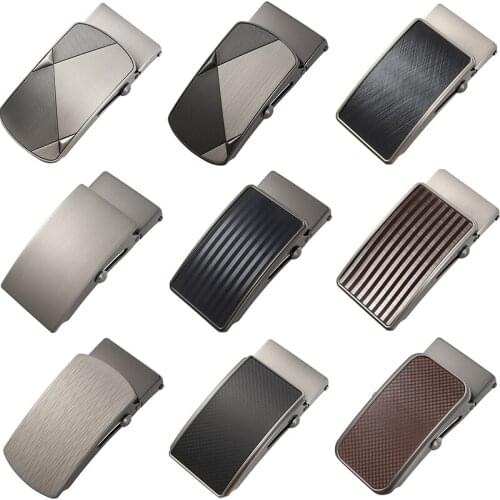 Brand Designer Men Automatic Belt Buckle Canvas Belt 3.5cm Width Metal Buckle High Quality Mens Business Belt Buckles