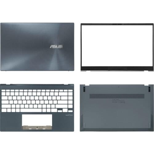New Mental LCD Back Cover/Front Bezel/Palmrest/Bottom Case For ASUS ZenBook 14 U4700J UX425J UX425JA UX42 Series Laptop Top Case