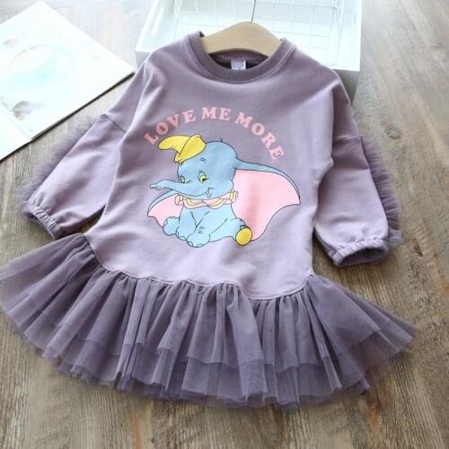 Childrens Dress for Girls Autumn WInter Animal Style Girls Dresses Cartoon Party Princess Dress Baby Kids Girls Clothing