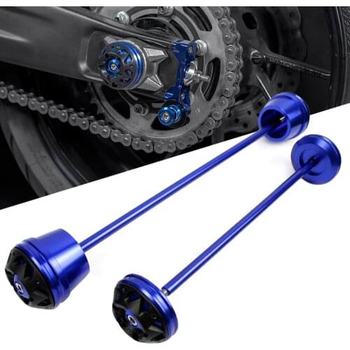 For Yamaha MT FZ 07 FZ-07 MT-07 FZ07 MT07 2014-2021 2020 Front & Rear Motorcycle Wheel Axle Fork Slider Cap Crash Protector