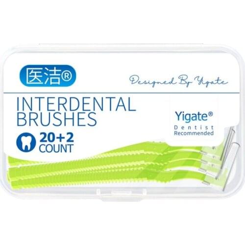 Shaped Interdental Brush Denta Floss Interdental Cleaners Orthodontic Dental Teeth Brush Toothpick New 22 Pcs L