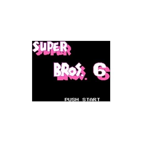 Super Mali 6 Region Free 60 Pin 8Bit Game Card For Subor Game Players