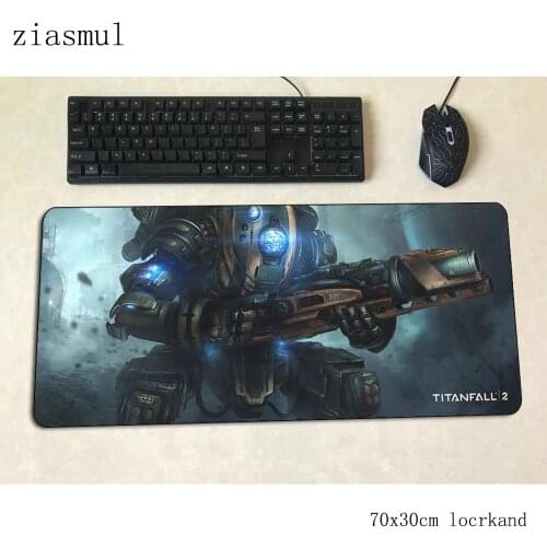 Titanfall mouse pad 70x30cm gaming mousepad xl office notbook desk mat cute padmouse games pc gamer mats