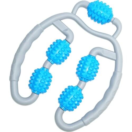 Ring Clip Leg Muscle Massager Foam Roller Muscle Relaxation Calf Waist Home GYM Sports Yoga Pilates Fitness Equipment