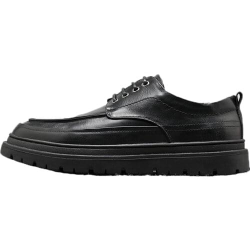 Men Shoes Comfortable Breathable Non-slip PU Casual Formal Lace-up Round Toe Shoes Party Dress Fashion Outdoor Brogues