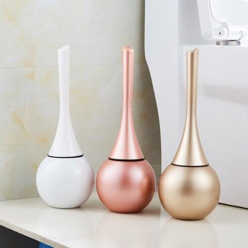 Toilet Brush Set Creative European Style Elegant Base Floor-Standing Family Hotel Toilet Brush Bathroom Accessories Supplies