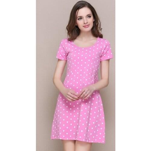 2022 New summer style Nightgown Nightdress pijama Ladies Sleepwear pregnant woman nightwear AZ795