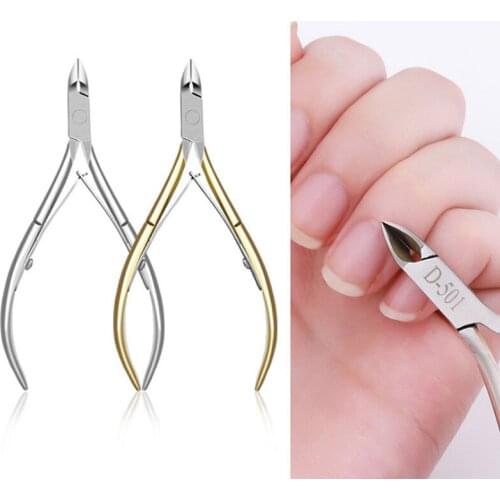 Cuticle scissors Toenail Cuticle Nipper Trimming Stainless Steel Nail Clipper Cutter Cuticle Scissor Plier Manicure Tool