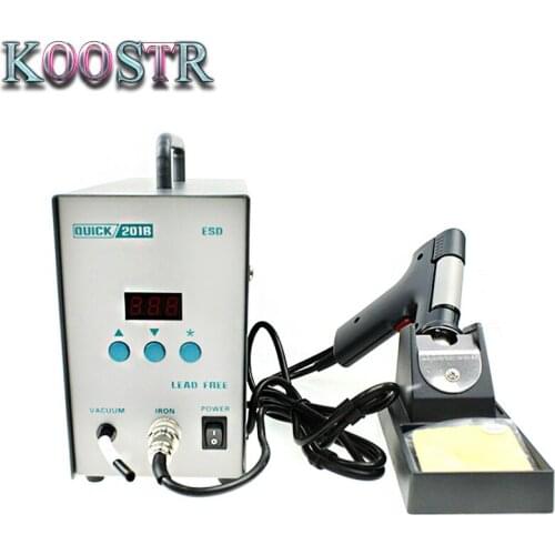 Original QUICK 201B ESD electric suction tin gun QUICK201B dismantling static electric suction tin pump 90W