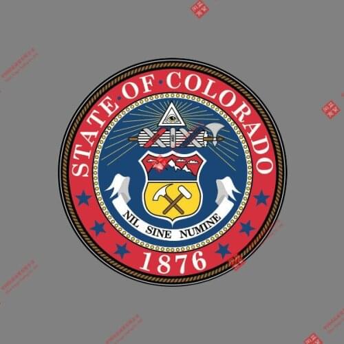 Personality Sticker Colorado CO State Sea Car Stickers Decals Accessories Auto Decorative Stickers PVC