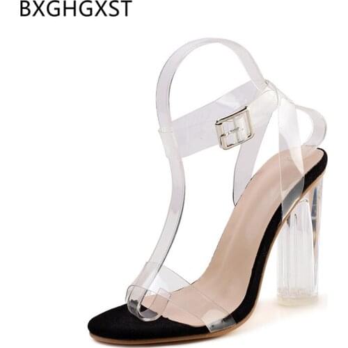 Sandals Women Summer 2021 High Heels Sandals Women Jelly Shoes Pumps Women Shoes Summer Sandals Zapatos Transparentes De Mujer
