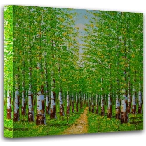 Modern home decor hand painted oil painting made of high quality landscape art painting DM1506291