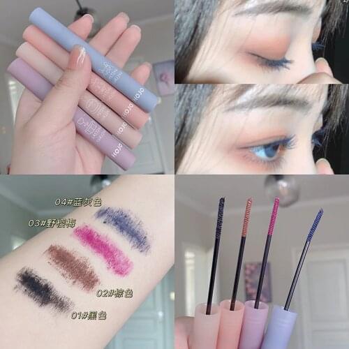 4D Silk Fiber Makeup Mascara Long Lasting Thick Curling Lengthening Volume Colorful Mascara Waterproof Eyelash Extention Mascara