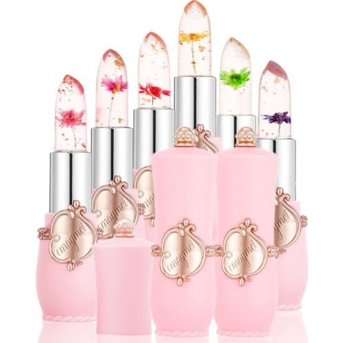 Moisturizing lip balm dried flower jelly color changing lipstick Douyin same style net red color changing lipstick lipstick