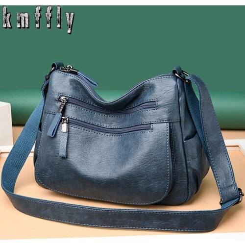 High Quality Leather Crossbody Bags for Women 2020 New Fashion Shoulder Messenger Bags Designer Brand Handbags Women sac a main