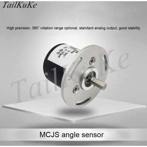 High-precision Angle Sensor MCJSI420A Angular Displacement Transmitter 4 ~ 20mA Flange Installation 0-360 Degree