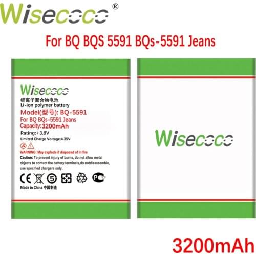 Wisecoco BQS5591 2000mAh Battery For BQ BQS 5591 BQs-5591 Phone Battery + Tracking Number