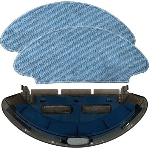 1 Set Water Tank Mop Cloth For Tefal RG6875 Robot Vacuum Cleaner Replacement Parts For Home Cleaning Tool