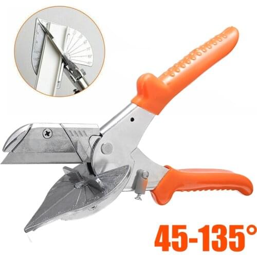 Multifunction Angle Cutter Mitre Shear 45-135 Degree Edge Angle Scissors Wire Slot Cutter Scissor For Hand Tool
