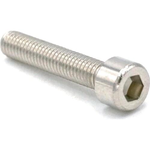 Low price 1 piece Metric Thread M5*25mm Stainless Steel Hex Socket Bolt Screws Fasteners