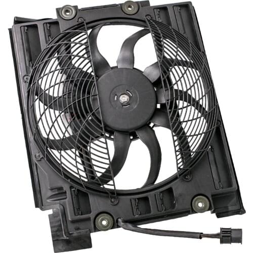 10 Fan Blades Cooling Fan Motor For BMW 5 Series E39 1995-2004 64548380780