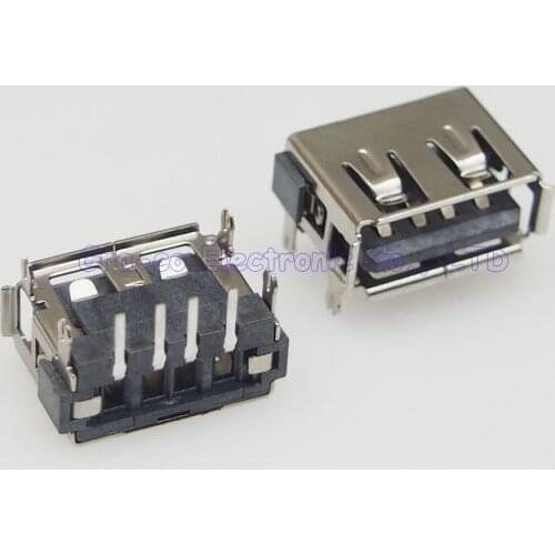 100pcs Short Type 10mm Reverse Port 2.0 USB Female Socket FOR ACER ASPIRE 5532 5732 5732G 5732z 5332 5332Z etc
