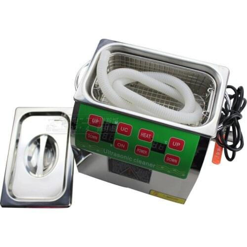 100W 3L Deisel Common Rail Fuel Injectors Steel Ultrasonic Tank Cleaning Machine for Pump Parts Nozzles Valves Cleaner
