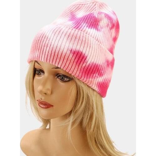 2021 Acrylic Colorful Thicken knitted hat winter warm hat Skullies cap beanie hat for Men and Women 27